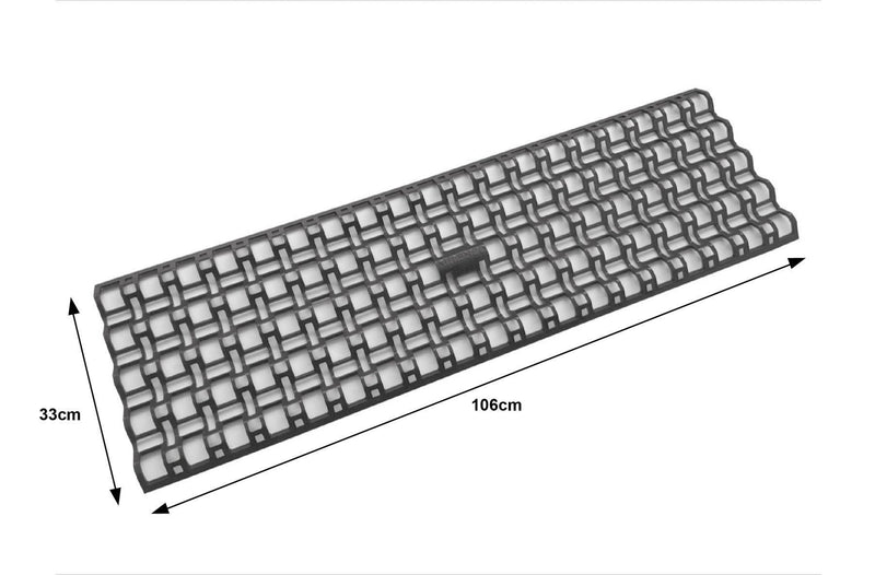 Milenco Giant Lattice Grip Mats – XL Interlocking Traction Mats for Mud, Wet Grass & Snow (High-Grip, Linkable Design)