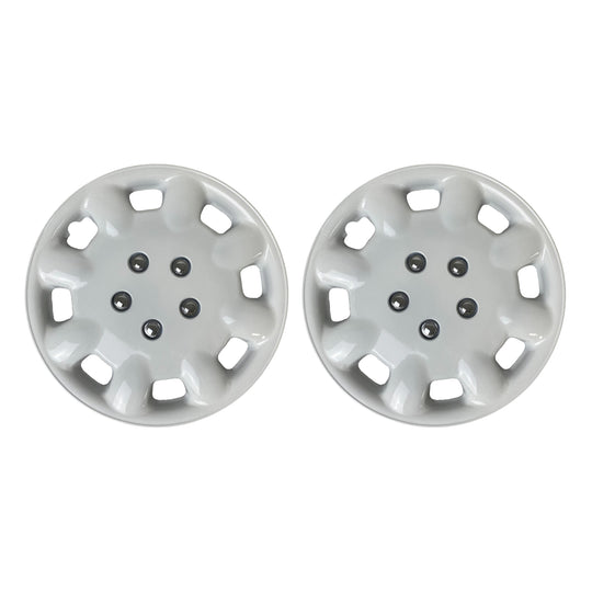 Milenco White Wheel Trims – 14" – Caravan/Trailer Steel Wheels – Set of 4 - Milenco wheel trims designed to protect and enhance the appearance of caravan and motorhome wheels - My Milenco