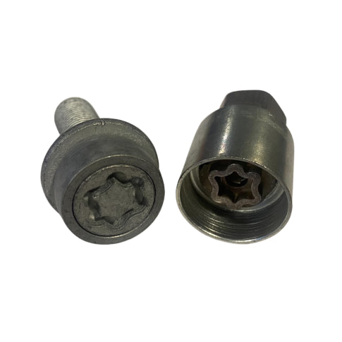 Milenco Locking Wheel Bolts – Motorhome 15" (Set of 4, M14) for Fiat Ducato / Peugeot Boxer Non-Maxi – Thatcham Approved (1915)