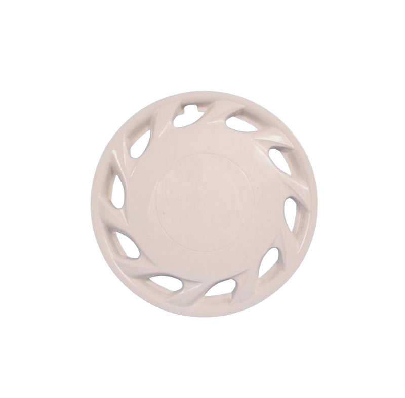 Milenco GLACE Magnolia 13" Wheel Trims (Pair) – 13-inch Caravan Wheel Covers with Steel Fixing Rim