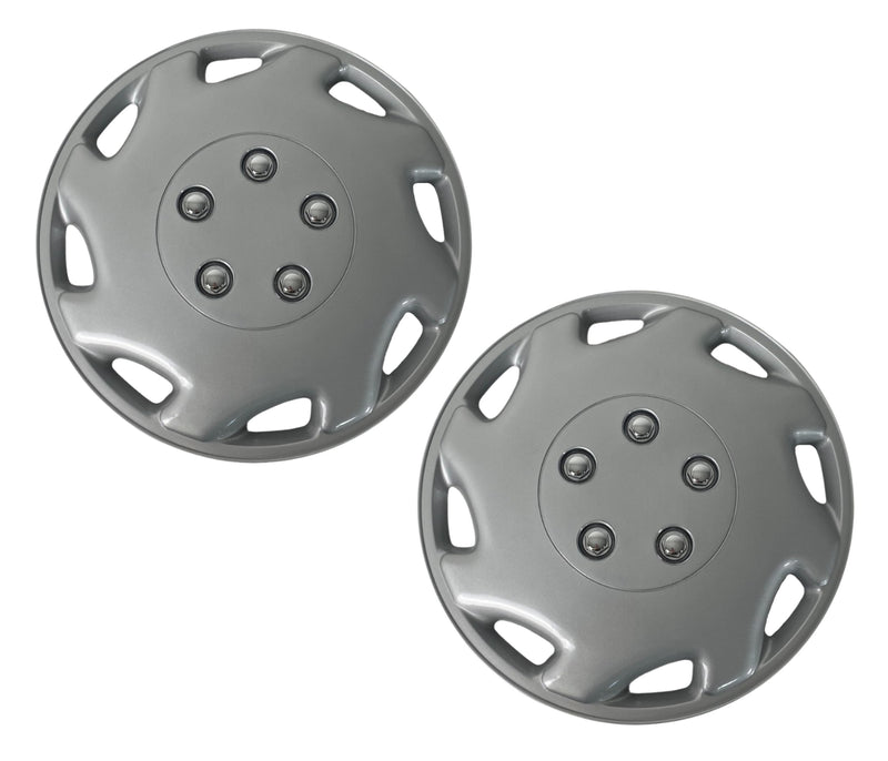 Milenco Silver Wheel Trims - 14" - Explorer 2008 Onwards - Caravan Steel Wheels - Set of 4 (440S)