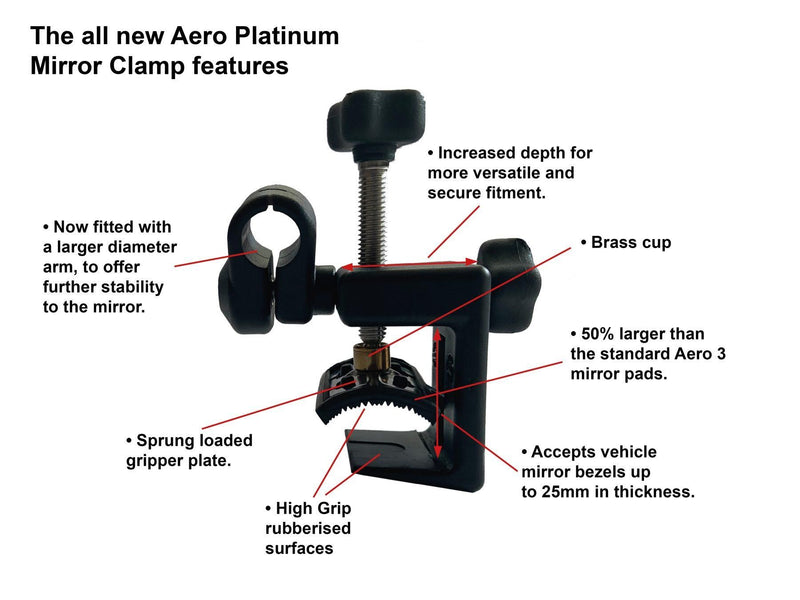 Aero Platinum Mirror Twin Pack