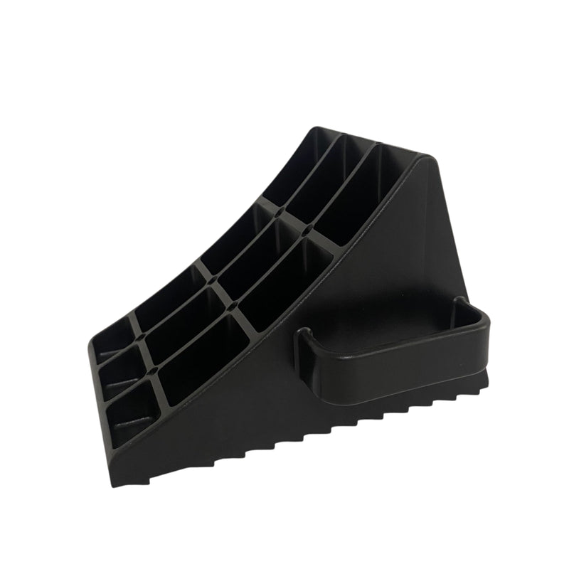 Milenco MGI Wedge Level Chock – Extra Wide Caravan & Motorhome Wheel Chock with Side Handle