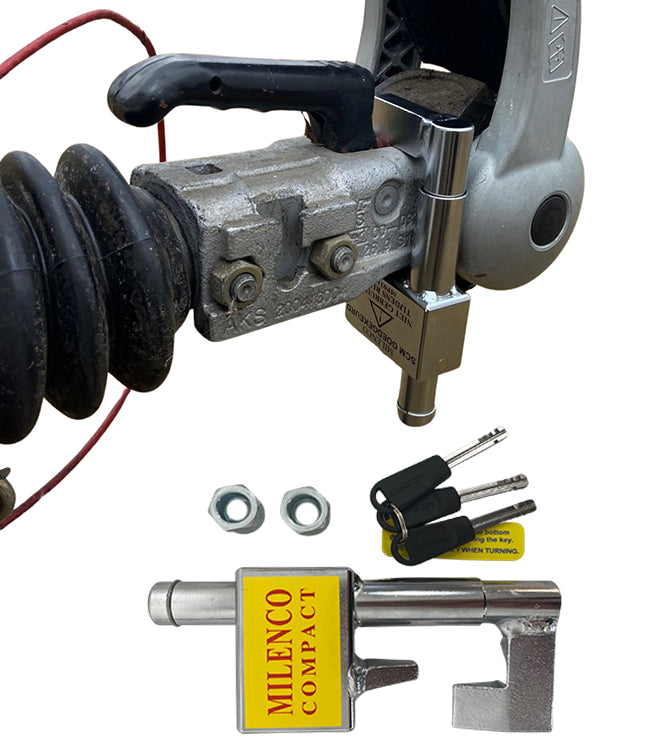 Milenco Compact AKS 3004 Hitch Lock – SCM MP03 & Sold Secure Gold Approved (Fits AL-KO AKS 2004/3004/AKS10) – 4992