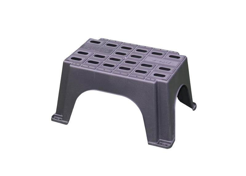 Milenco MGI Single Plastic Step – Non-Slip Caravan & Motorhome Step (200kg, Recycled, Made in UK)