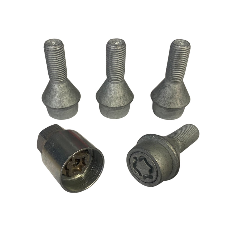Milenco Locking Wheel Bolts – Motorhome 16" (Set of 4, M16) for Fiat Ducato / Peugeot Boxer Maxi, Thatcham Approved – 1922